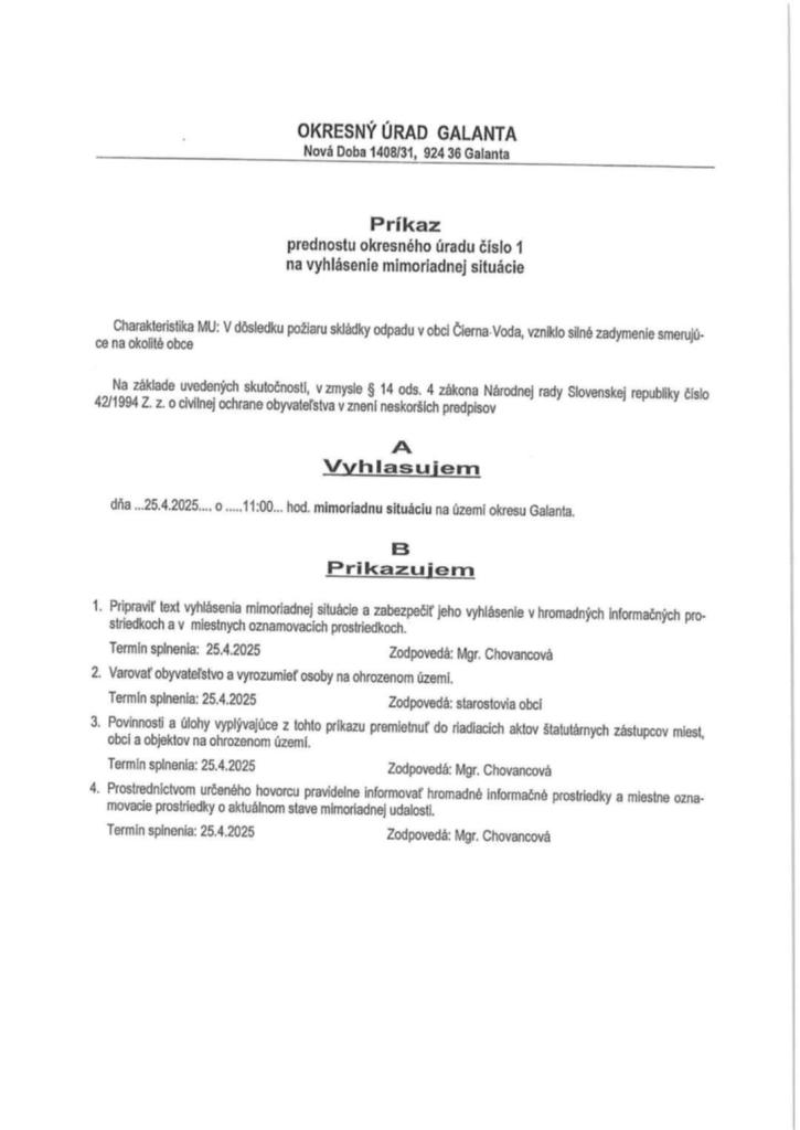 MImoriadna situácia 1