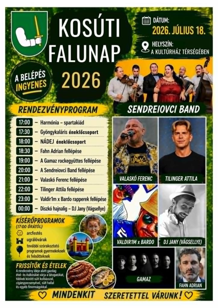 Kosúti falunap 2026
