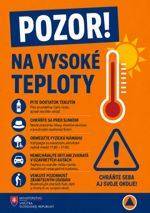 pzor na vysoké teploty